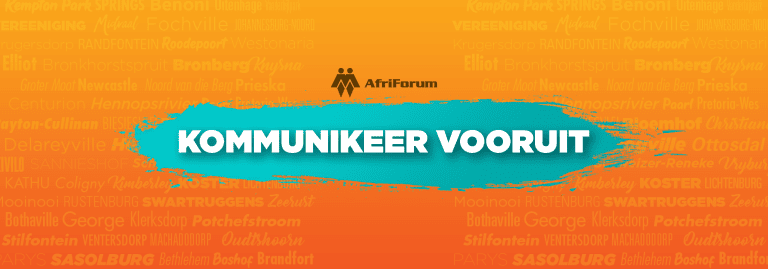 Kommunikeer vooruit