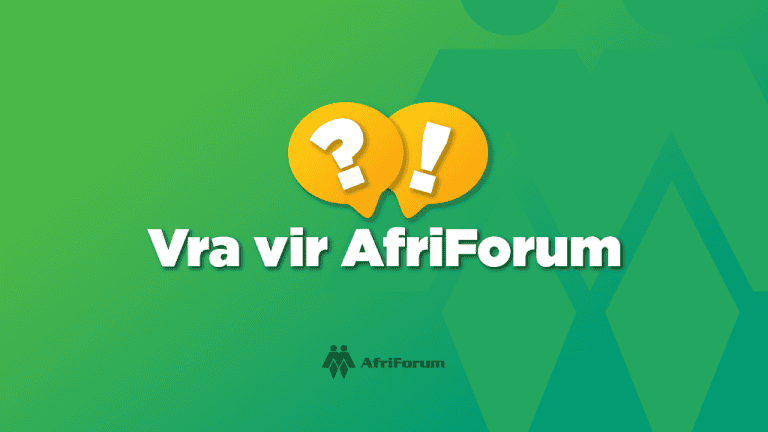 Vra vir AfriForum